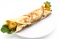 Naan Sandwich with Fried Chicken